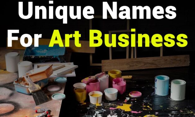 235 Unique Names for Art Business: A Creative Compendium