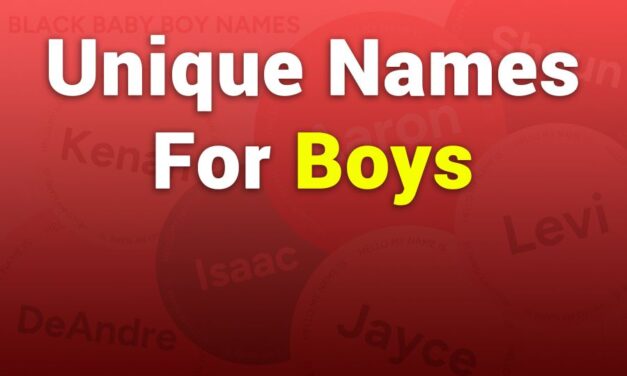 243 unique names for boys: your preferred list