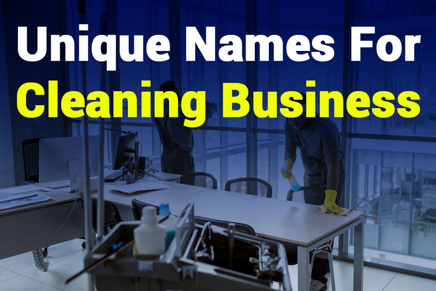 256 Unique Names for Cleaning Business: A Preferred List for a Sparkling Business Start