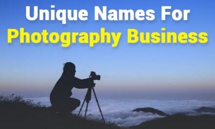 235 Unique Names for Photography Business: A Curated List for Your Brand Identity