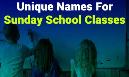 250+ Unique Names for Sunday School Classes: Creative and Inspiring Options