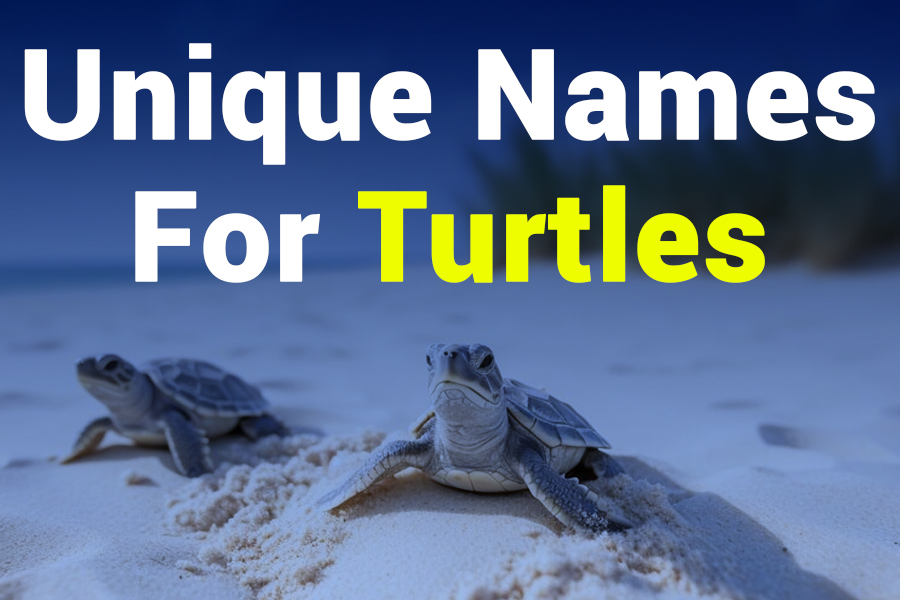 235 Unique Names for Turtles: A Compelling List
