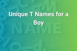 unique t names for a boy