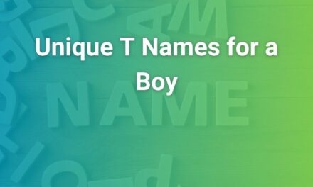 Unique T Names for a Boy: Modern, Strong Picks